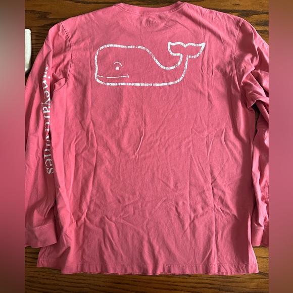 Vineyard Vines Coral Long Sleeve Tee - Picture 6 of 6
